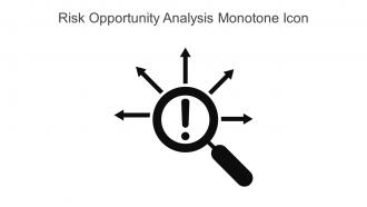 Risk Opportunity Analysis Monotone Icon In Powerpoint Pptx Png And Editable Eps Format