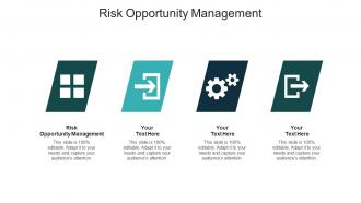 Risk opportunity management ppt powerpoint presentation portfolio graphics download cpb