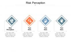 Risk perception ppt powerpoint presentation styles picture cpb