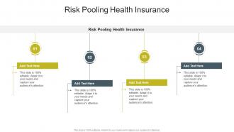 Risk Pooling Health Insurance In Powerpoint And Google Slides Cpb