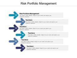 Risk portfolio management ppt powerpoint presentation file example cpb