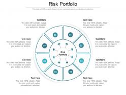 Risk portfolio ppt powerpoint presentation file background image cpb