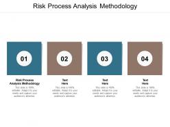 Risk process analysis methodology ppt powerpoint presentation show layout ideas cpb