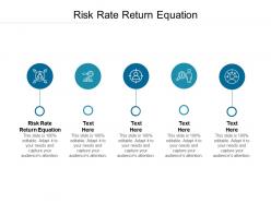 Risk rate return equation ppt powerpoint presentation show background images cpb