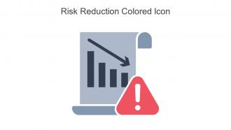 Risk Reduction Colored Icon In Powerpoint Pptx Png And Editable Eps Format