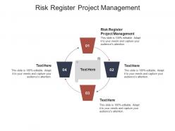 Risk register project management ppt powerpoint presentation guide cpb