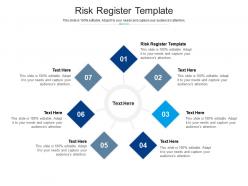 Risk register template ppt powerpoint presentation outline graphic tips cpb