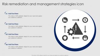 Risk Remediation And Management Strategies Icon