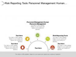 Risk reporting tools personnel management human resource management cpb