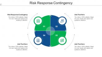 Risk Response Contingency Ppt Powerpoint Presentation File Deck Cpb