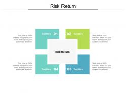 Risk return ppt powerpoint presentation pictures slide portrait cpb