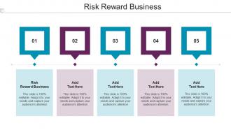 Risk Reward Business Ppt Powerpoint Presentation File Example Cpb