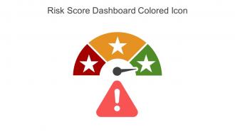 Risk Score Dashboard Colored Icon In Powerpoint Pptx Png And Editable Eps Format