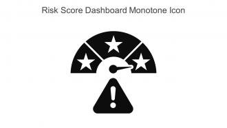 Risk Score Dashboard Monotone Icon In Powerpoint Pptx Png And Editable Eps Format