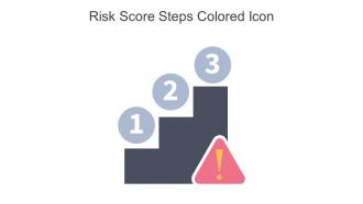 Risk Score Steps Colored Icon In Powerpoint Pptx Png And Editable Eps Format