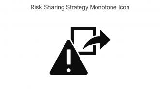 Risk Sharing Strategy Monotone Icon In Powerpoint Pptx Png And Editable Eps Format