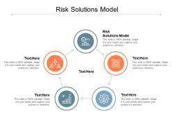 Risk solutions model ppt powerpoint presentation professional clipart images cpb