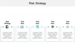 Risk strategy ppt powerpoint presentation gallery templates cpb