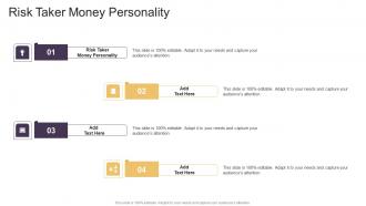 Risk Taker Money Personality In Powerpoint And Google Slides Cpb