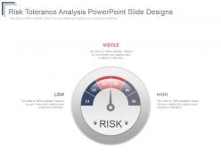 Risk tolerance analysis powerpoint slide designs