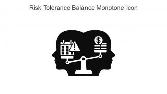 Risk Tolerance Balance Monotone Icon In Powerpoint Pptx Png And Editable Eps Format