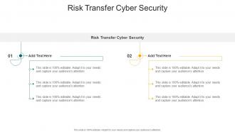 Risk Transfer Cyber Security In Powerpoint And Google Slides Cpb