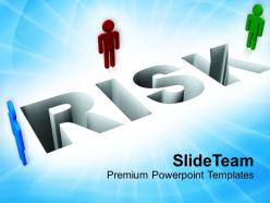 Risk with 3d man failure profit business powerpoint templates ppt themes and graphics 0113