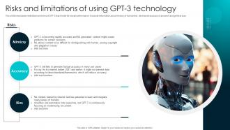 Risks And Limitations Of Using GPT 3 Technology How To Use OpenAI GPT3 To GENERATE ChatGPT SS V