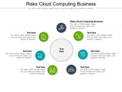 Risks cloud computing business ppt powerpoint presentation outline model cpb