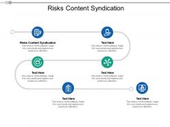 Risks content syndication ppt powerpoint presentation good cpb