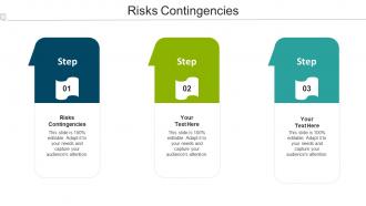 Risks Contingencies Ppt Powerpoint Presentation Model Example Introduction Cpb