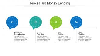 Risks Hard Money Lending Ppt Powerpoint Presentation Infographics Sample Cpb