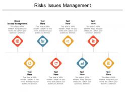 Risks issues management ppt powerpoint presentation infographics cpb