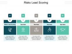 Risks lead scoring ppt powerpoint presentation summary professional cpb