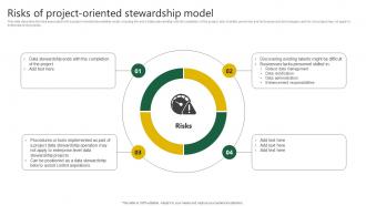 Risks Of Project Oriented Stewardship Model Stewardship By Project Model