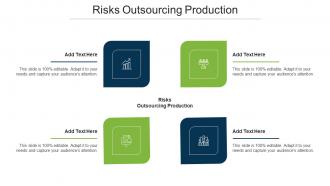 Risks Outsourcing Production Ppt Powerpoint Presentation Summary Vector Cpb