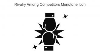 Rivalry Among Competitors Monotone Icon In Powerpoint Pptx Png And Editable Eps Format
