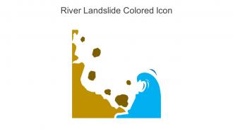 River Landslide Colored Icon In Powerpoint Pptx Png And Editable Eps Format
