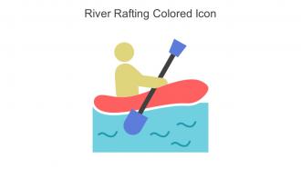 River Rafting Colored Icon In Powerpoint Pptx Png And Editable Eps Format