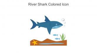 River Shark Colored Icon In Powerpoint Pptx Png And Editable Eps Format