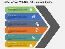 rj_linear_arrow_with_six_text_boxes_and_icons_flat_powerpoint_design_Slide01