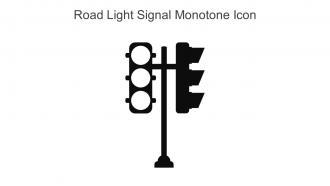 Road Light Signal Monotone Icon In Powerpoint Pptx Png And Editable Eps Format