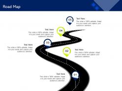 Road map attention m1480 ppt powerpoint presentation icon shapes