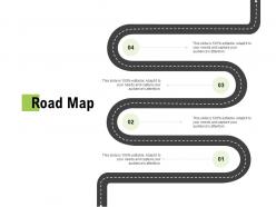 Road map four process c1111 ppt powerpoint presentation summary information