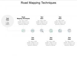 Road mapping techniques ppt powerpoint presentation professional gallery cpb