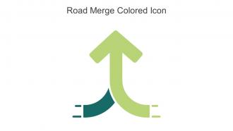 Road Merge Colored Icon In Powerpoint Pptx Png And Editable Eps Format