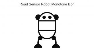 Road Sensor Robot Monotone Icon In Powerpoint Pptx Png And Editable Eps Format
