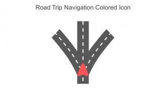 Road Trip Navigation Colored Icon In Powerpoint Pptx Png And Editable Eps Format