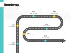 Roadmap 2014 to 2020 m177 ppt powerpoint presentation infographic template good