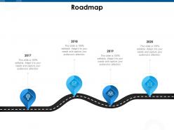 Roadmap 2017 to 2020 m990 ppt powerpoint presentation inspiration outline
